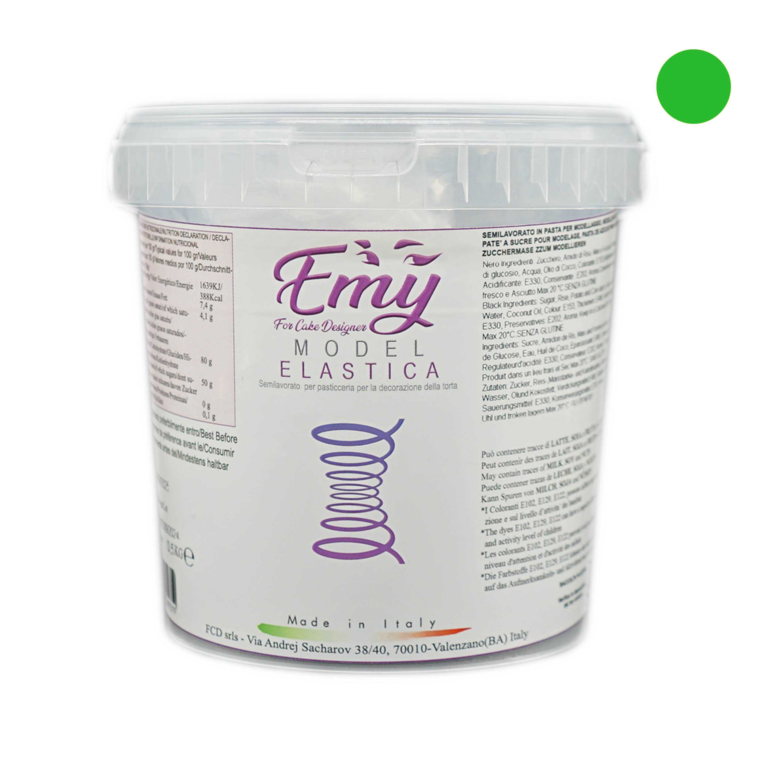  Foto: Emy Model ELASTICA Verde 1 KG